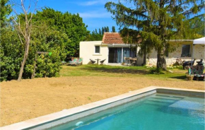 Stunning home in Bollène with Outdoor swimming pool, WiFi and 1 Bedrooms